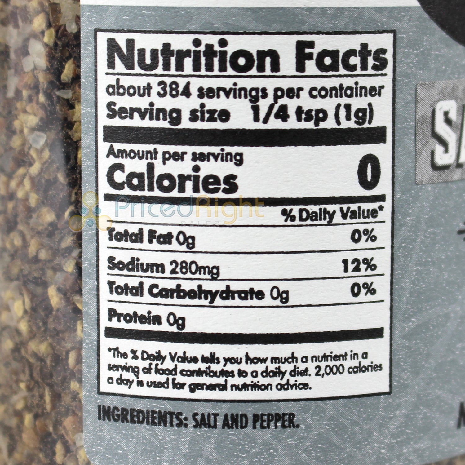 Franklin Salt and Pepper Spice Rub 11.5 Oz Gluten and MSG Free 86000533804