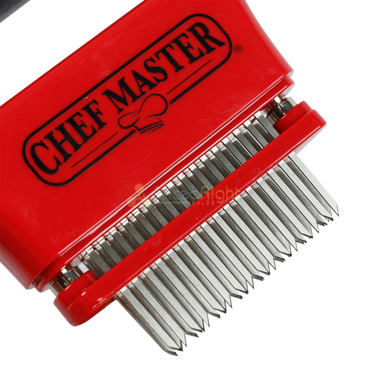 Chef Master Professional Meat Tenderizer W/ Stainless Steel Blades & Grip Handle