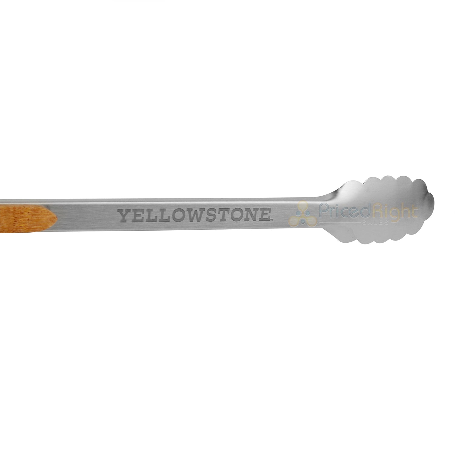 Proud Grill Yellowstone 2 Pc Stainless Steel BBQ Tool Set Spatula & Tongs 18 In