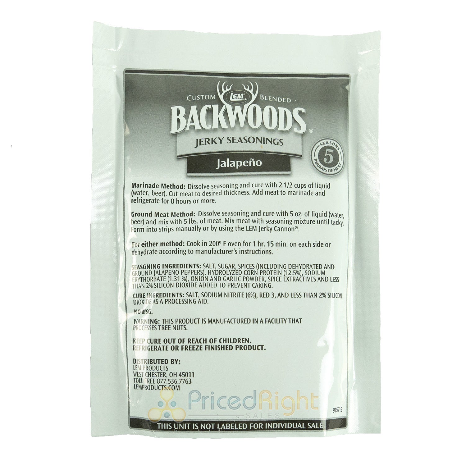 Backwoods Jerky Seasoning Cajun Jalapeno Cracked Pepper Teriyaki Variety Pack