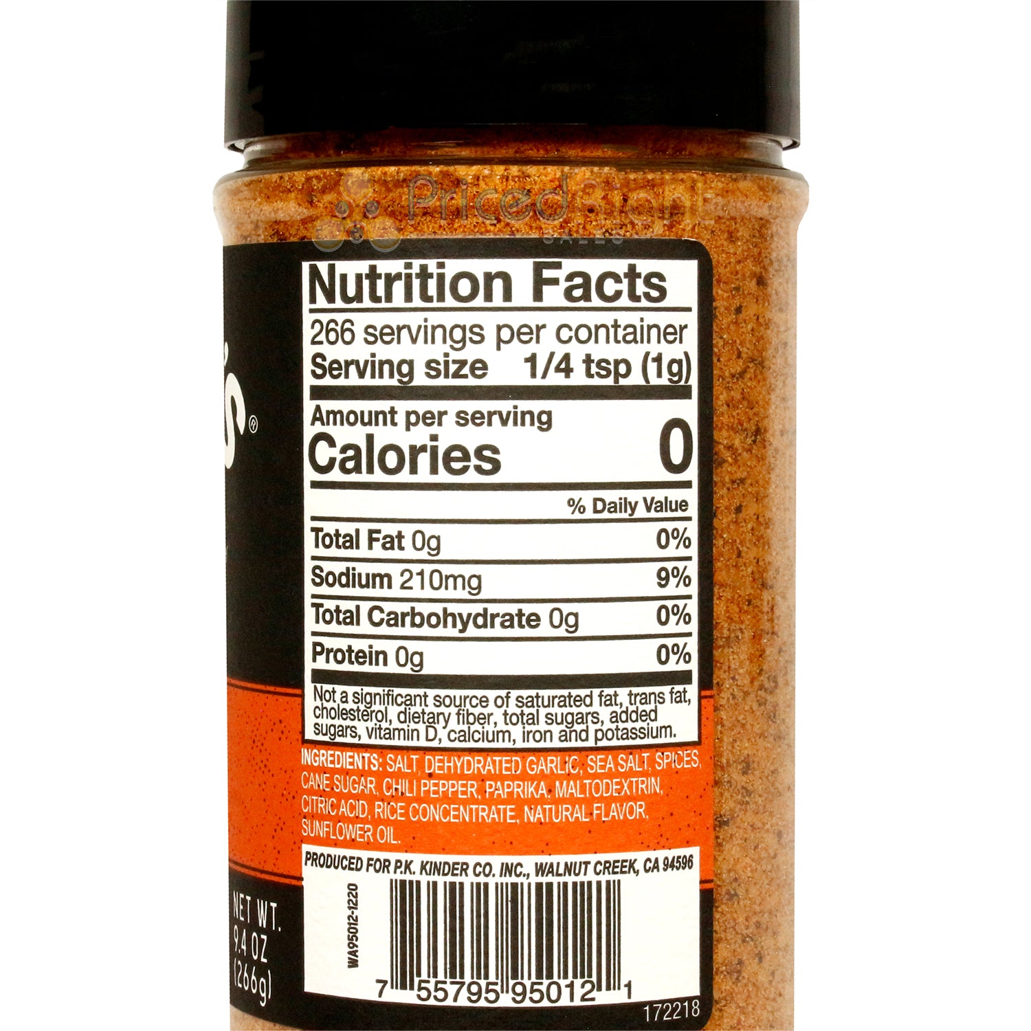 Kinder's Butcher's All Purpose Seasoning Beef Pork Poultry Vegetables 9.4 Oz