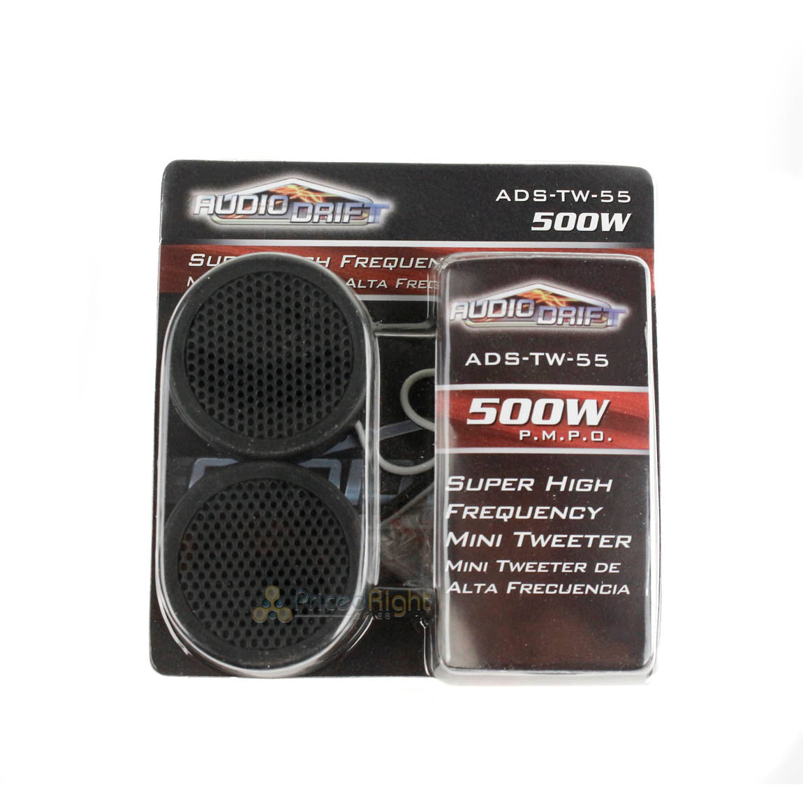 500 Watts Super High Frequency Mini Tweeters Surface Mount Audio Drift