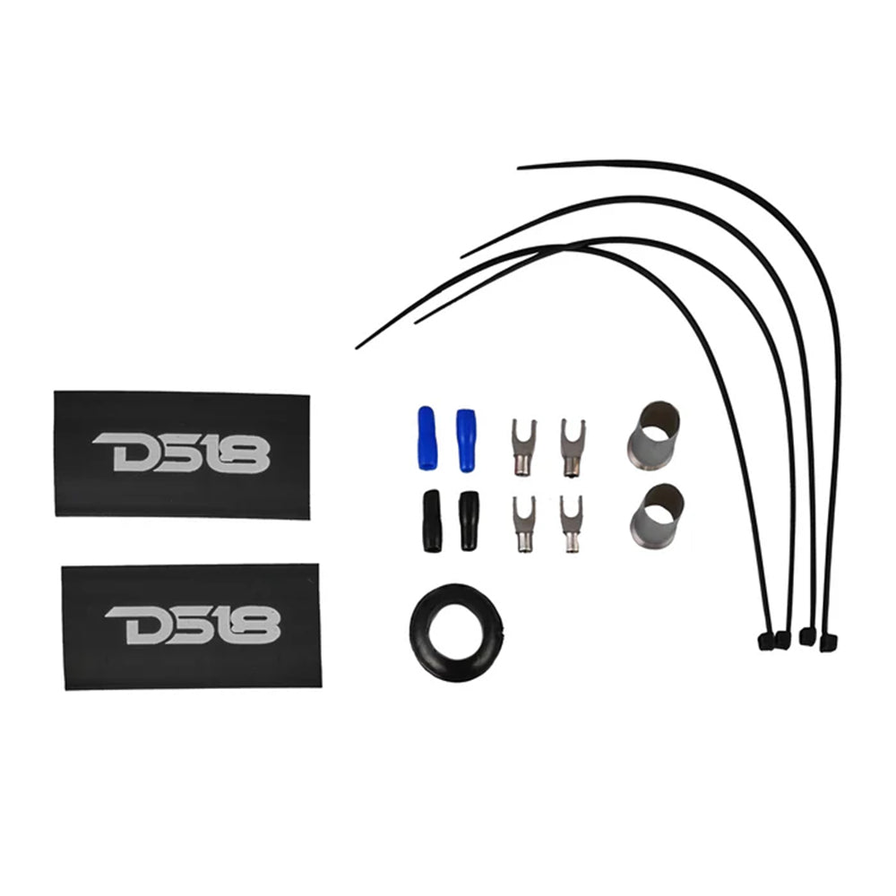 DS18 Amplifier Wiring Installation Kit 0 Gauge CCA 3500W RMS Blue AKIT0.BL