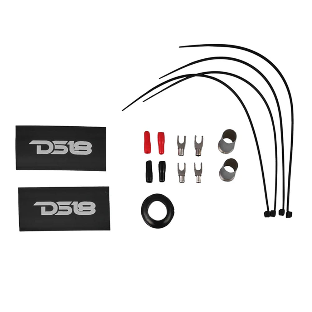 DS18 Amplifier Wiring Installation Kit 0 Gauge CCA 3500W RMS Red AKIT0.RD