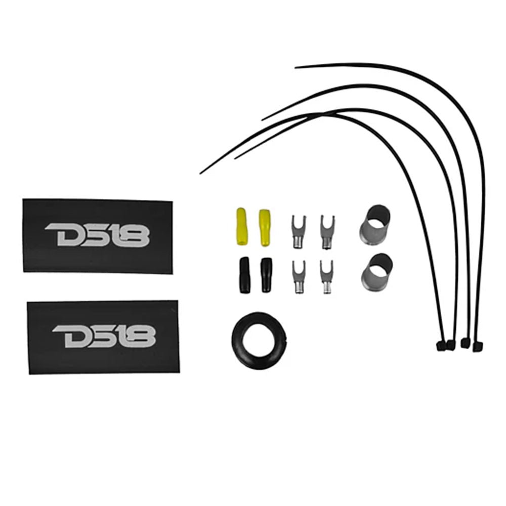DS18 Amplifier Wiring Installation Kit 0 Gauge CCA 3500W RMS Yellow AKIT0.YL