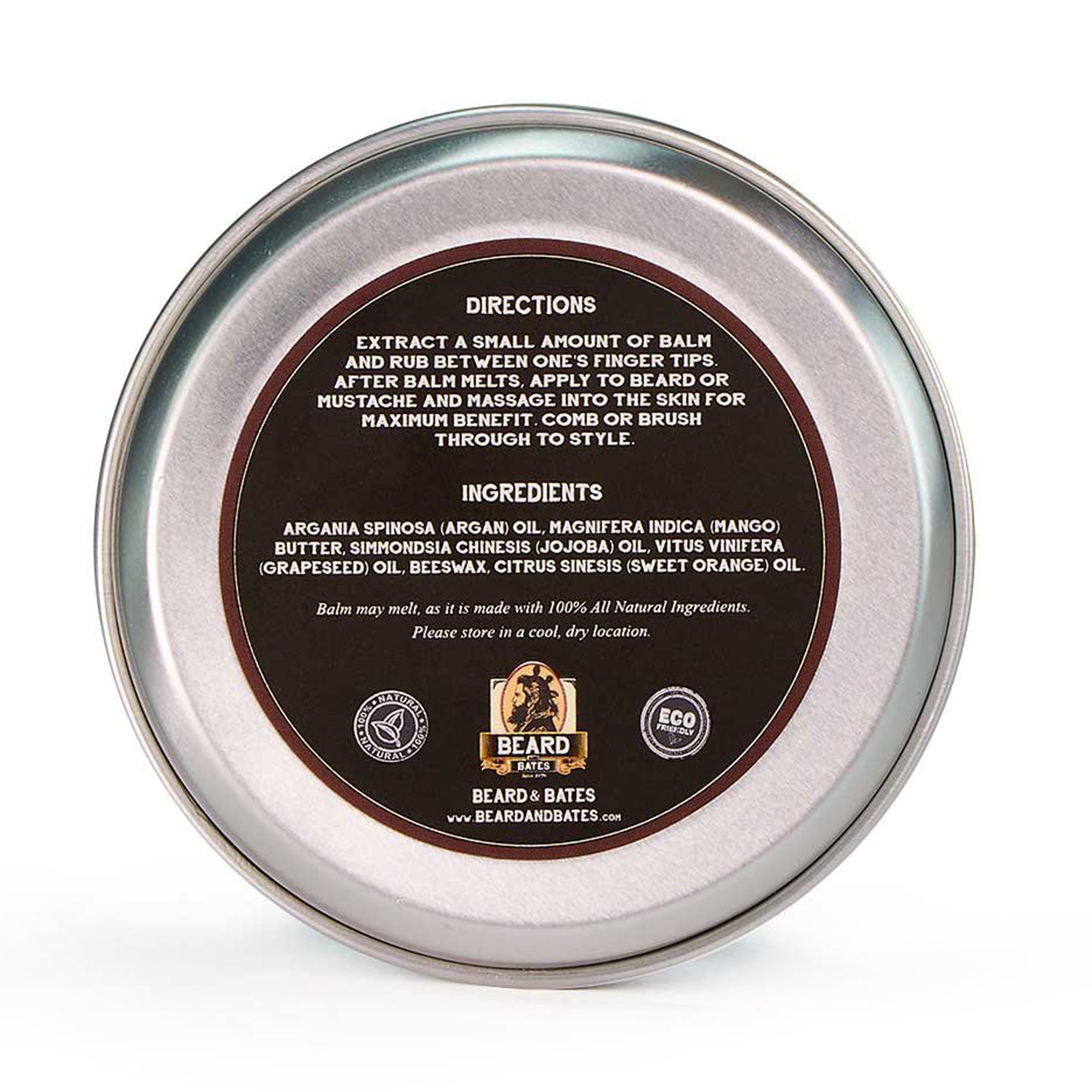 Beard & Bates The Original Old Fashioned Beard Balm Growth & Thickness Beeswax