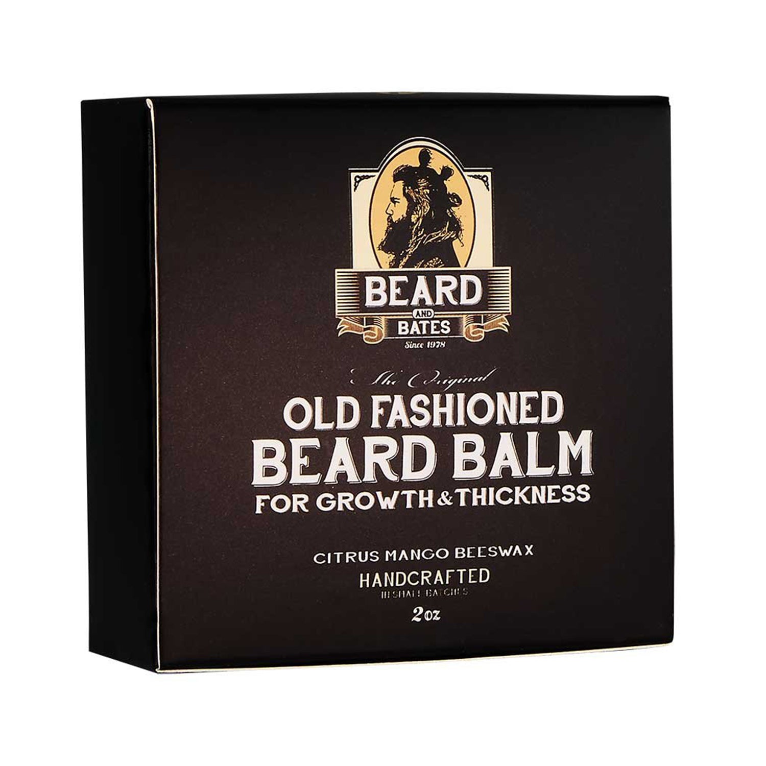 Beard & Bates The Original Old Fashioned Beard Balm Growth & Thickness Beeswax