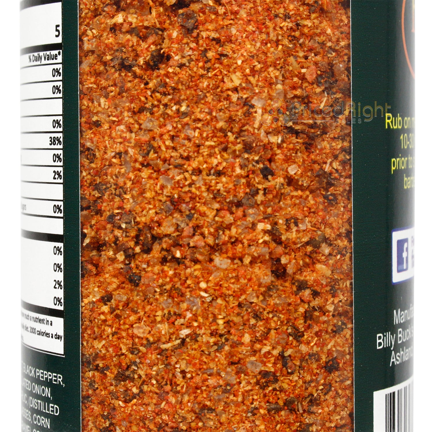 Billy Buck's Smokehouse Steak Seasoning Beef Pork Chicken Seafood Game 5.5 Oz