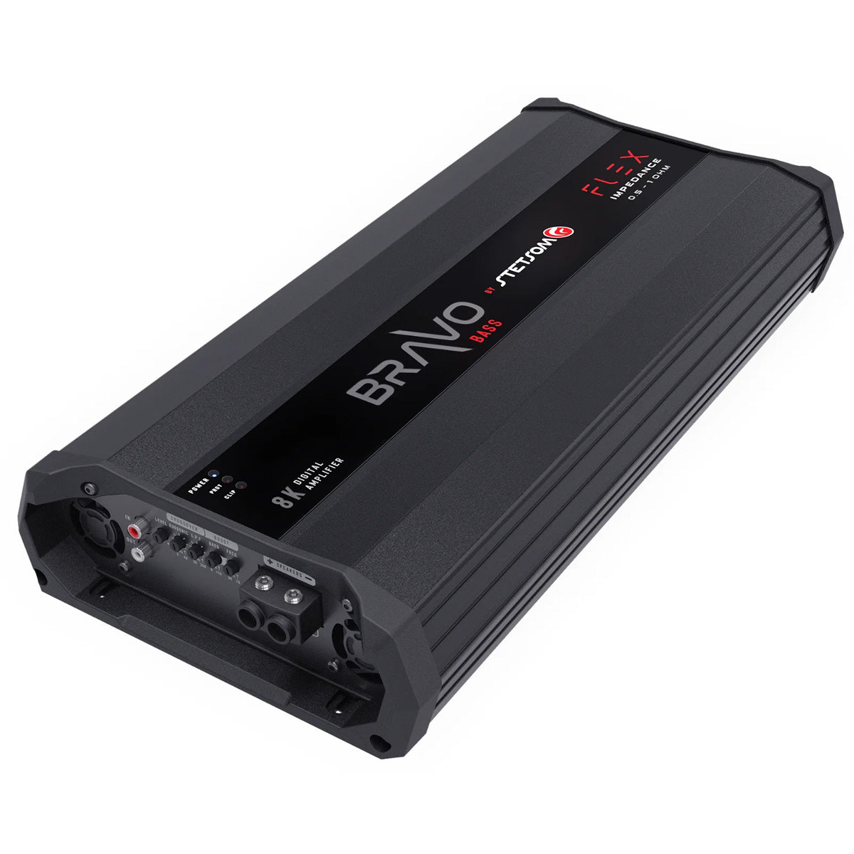 Stetsom Bravo Bass Flex 8K Mono Class D Car Audio Amplifier Auto 0.5 to 1 Ohm