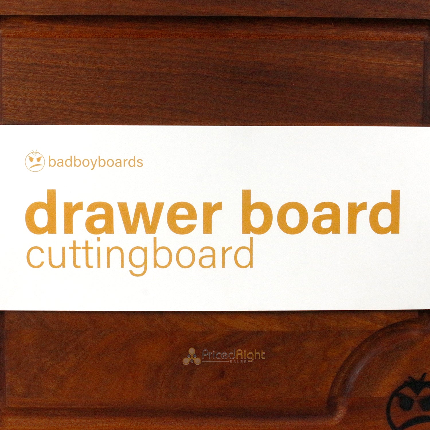 Bad Boy Boards Drawer Board Caitlin 10.5 x 11.5 x .875 Sapele DRAWERB-CAITLIN