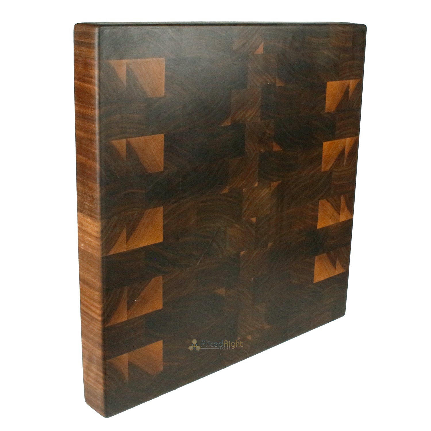 Bad Boy Boards Summit Marilyn Butcher Block Walnut Wood 18x18x2 SUMMIT-MARILYN