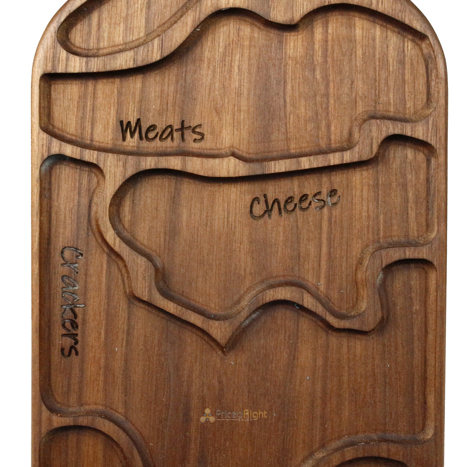 Bad Boy Boards Nibble Mr. B Charcuterie Board Walnut Wood NIBBLE-mrB