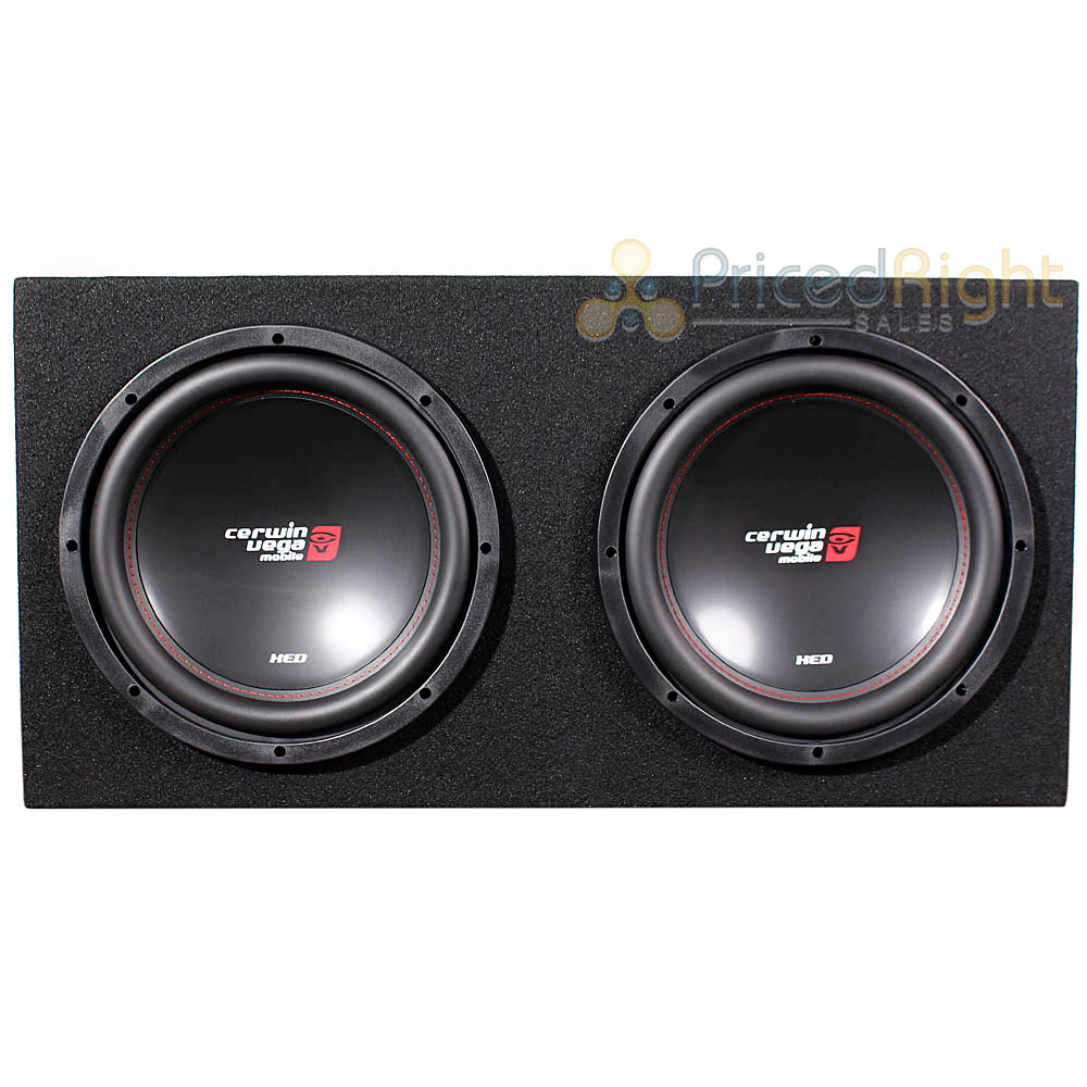 3000W 12" Amplified Loaded Sealed Enclosure Cerwin Vega BKX212S XED Series