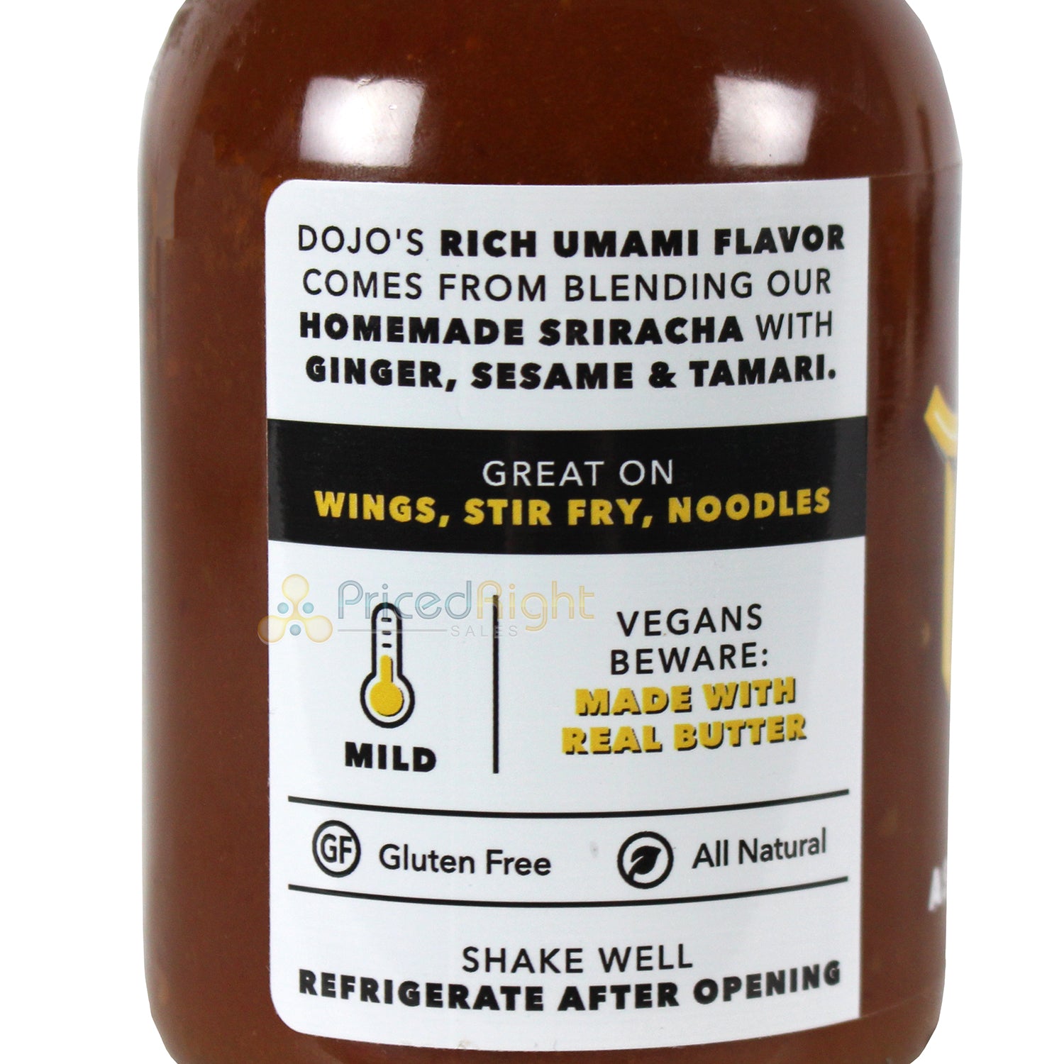 Blonde Beards DOJO Sriracha & Ginger Asian Wing Sauce 8 oz Blonde-Dojo