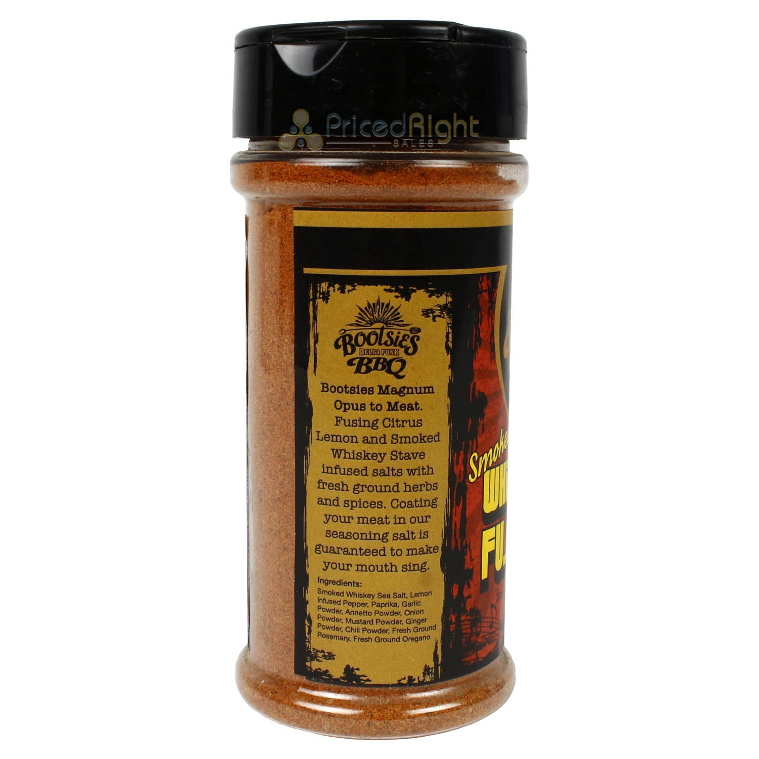 Bootsies Delta Funk BBQ Smoked Whiskey Lemon Fusion Funk Dry Rub Seasoning 6 oz