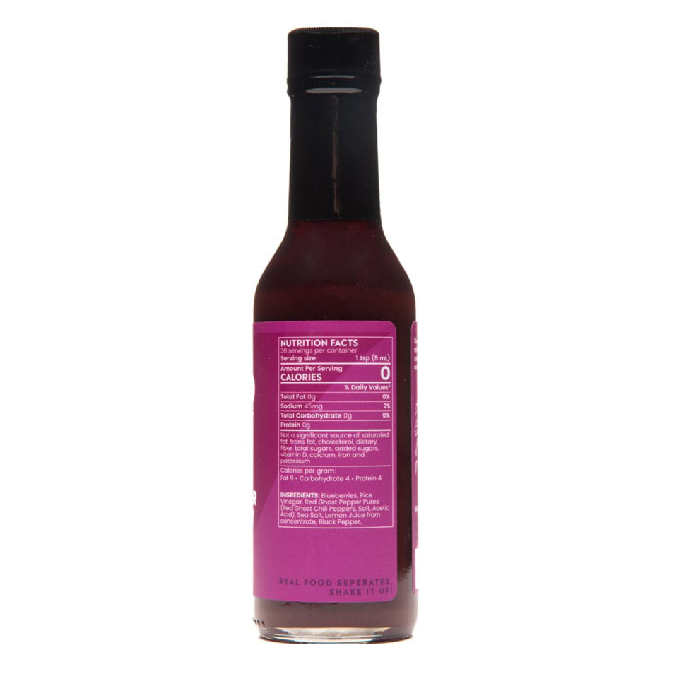 Bravado Spice Co. Ghost Pepper & Blueberry Hot Sauce 5 oz Bottle Gluten Free