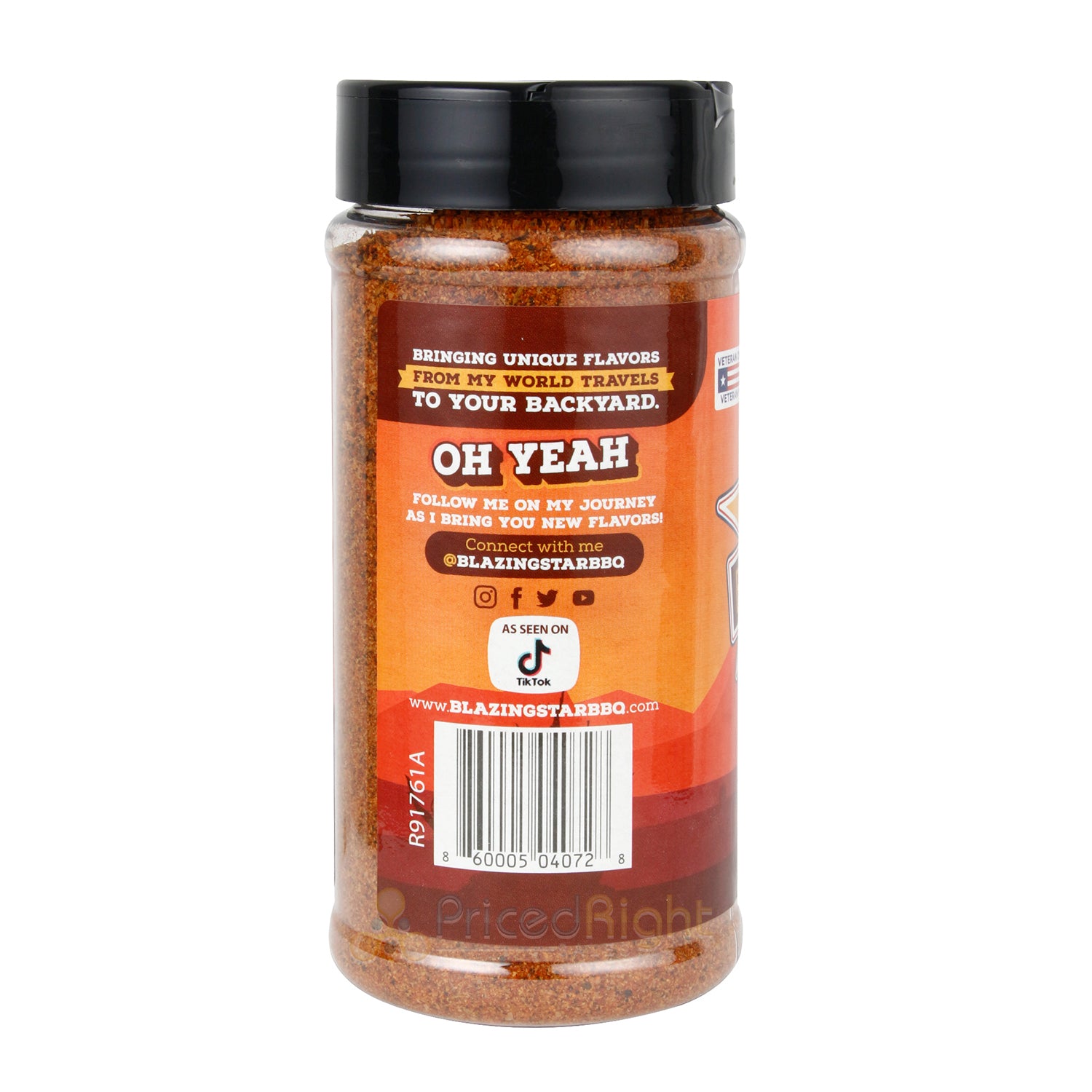 Blazing Star All-Purpose In One BBQ Rub & Seasoning Gluten-Free No MSG 10.4 Oz