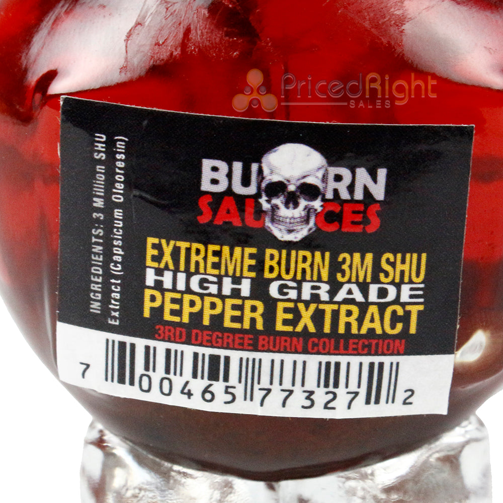 Burn Sauces Extreme Artifact with 3M Scoville Pepper Extract 1.7 Oz Extreme Heat