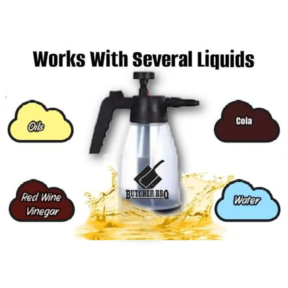 Butcher BBQ 1 Liter Pump Sprayer Jug Super Duty Continuous Spray BUTCHER454