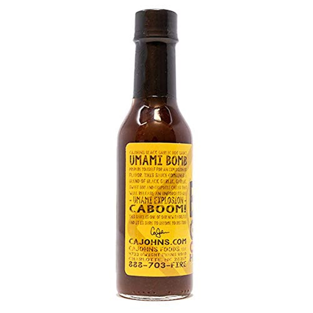 CaJohns Black Garlic Chipotle Hot Sauce 5 Oz