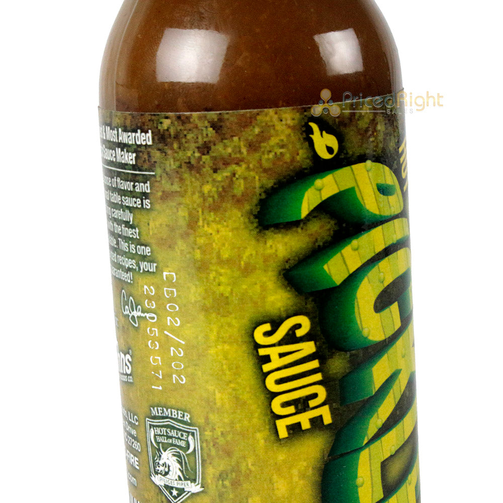 CaJohns Hot Pickle Sauce 5 oz Bottle Table Hot Sauce