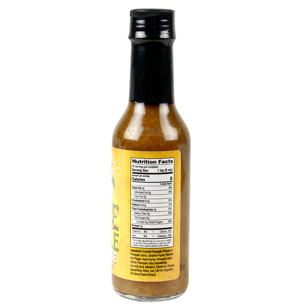 CaJohns Pineapple Kush CBD Hot Sauce 5 Oz