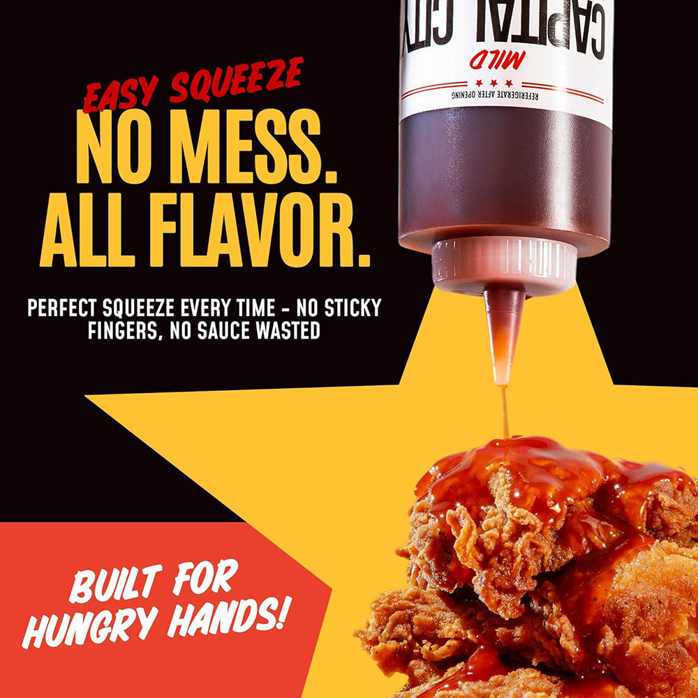 Capital City Sweet Mild Mambo Sauce 12 Oz Vegetarian Sweet and Tangy CC-012MI