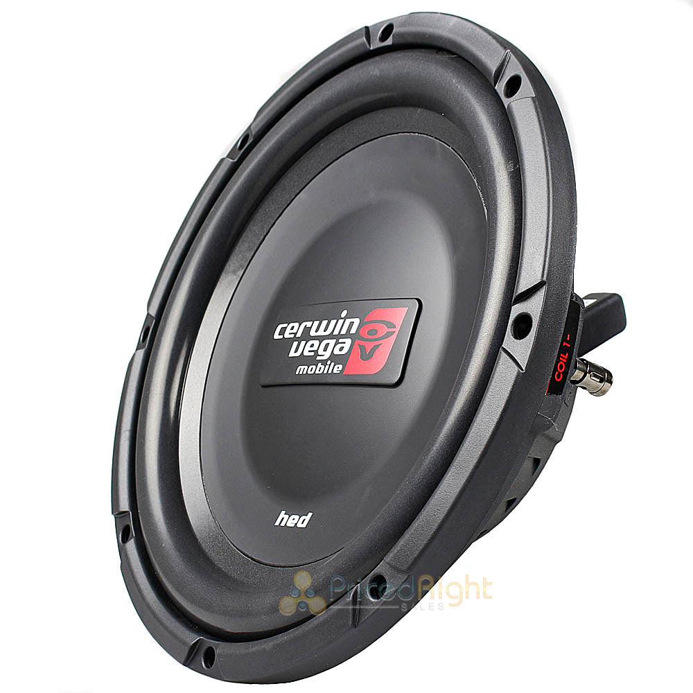 Cerwin Vega 12" Shallow DVC Subwoofer 1200W Max Dual 2 Ohm HED Series HS122D