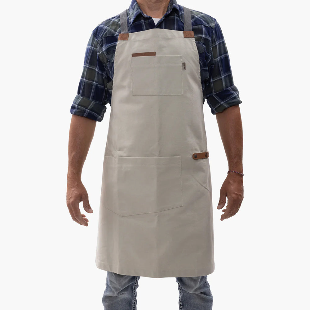 Barebones Chef Grilling Apron Canvas and Leather Unisex CKW-478