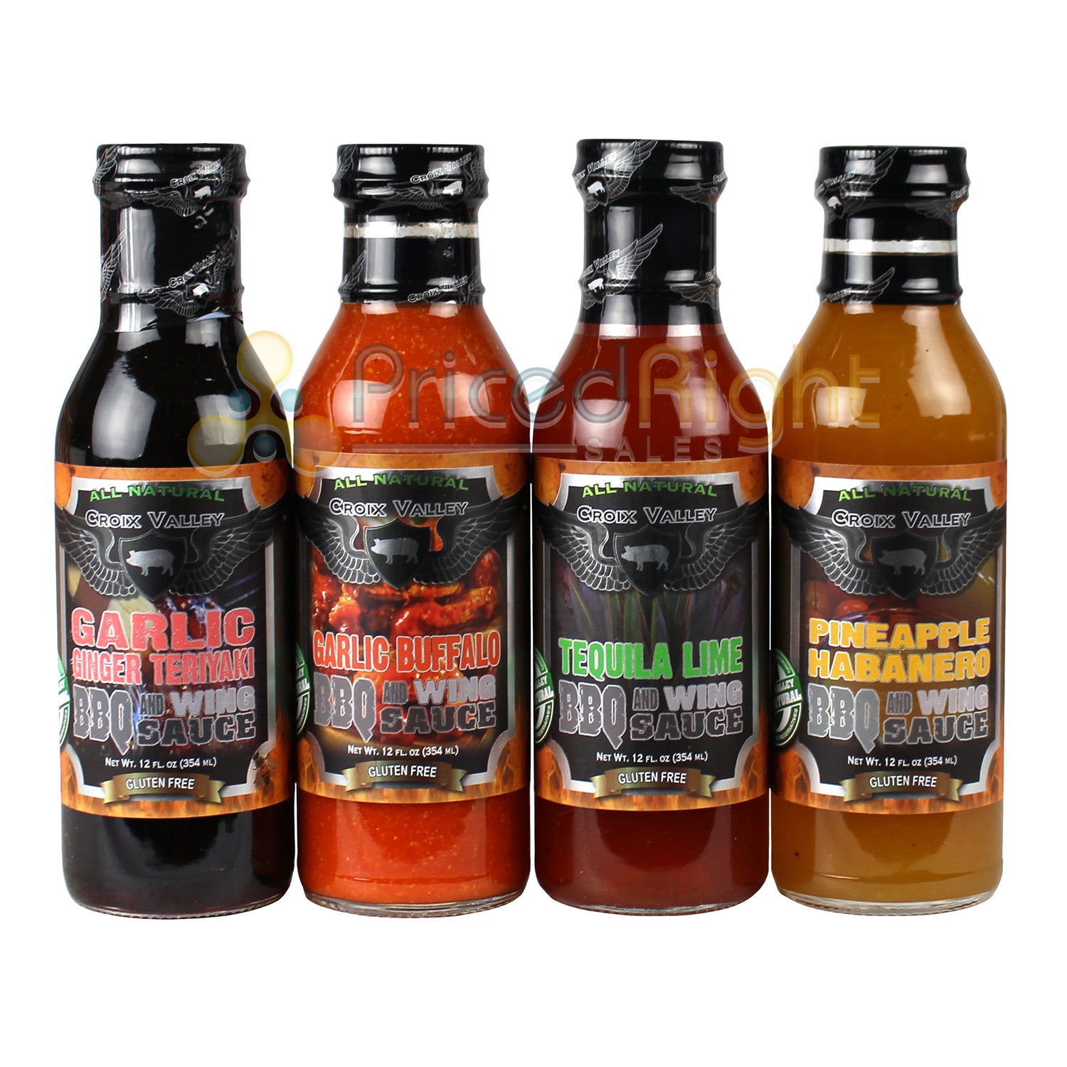 Croix Valley Foods Croix Valley BBQ and Wing Sauce Four Pack Gluten Free