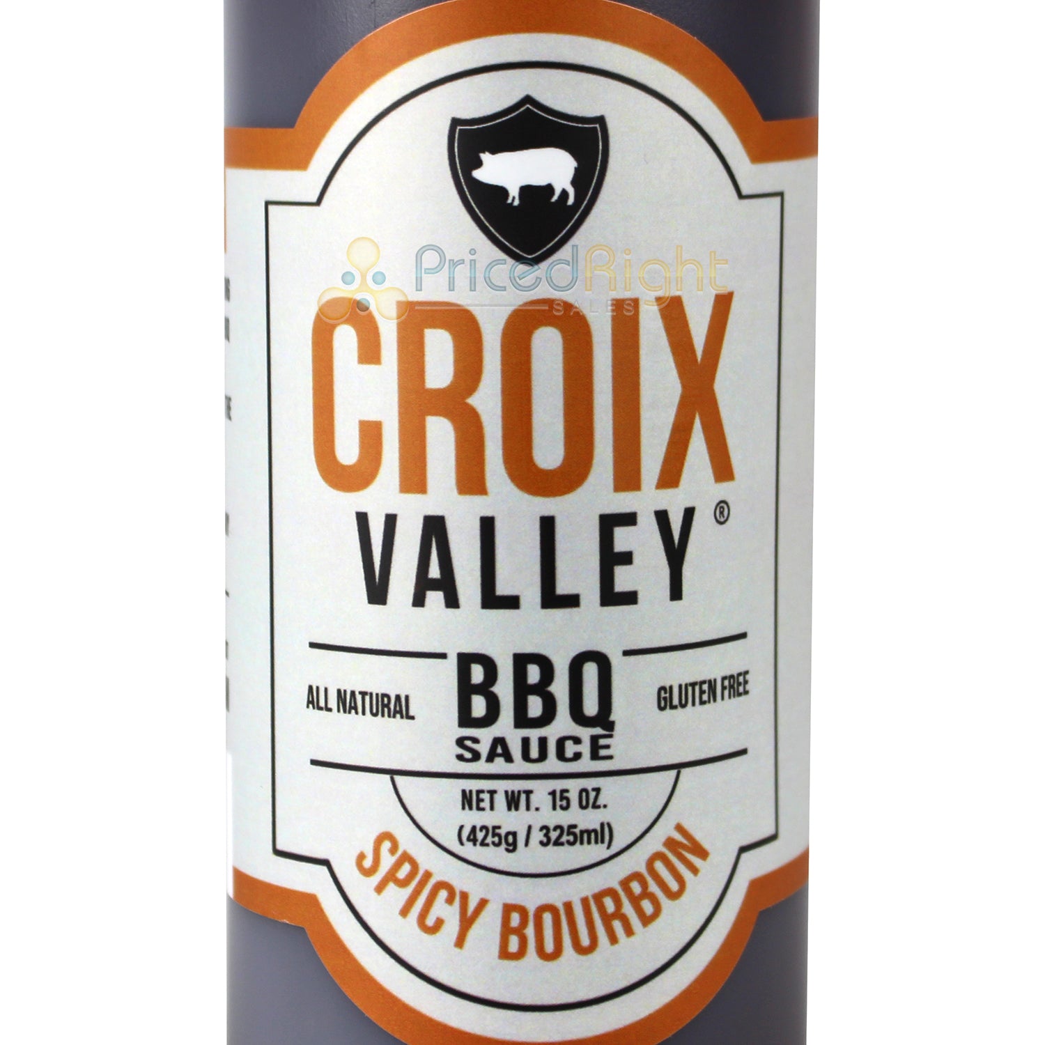 Croix Valley Foods Foundry Series Spicy Bourbon BBQ Sauce 15 Oz Gluten Free