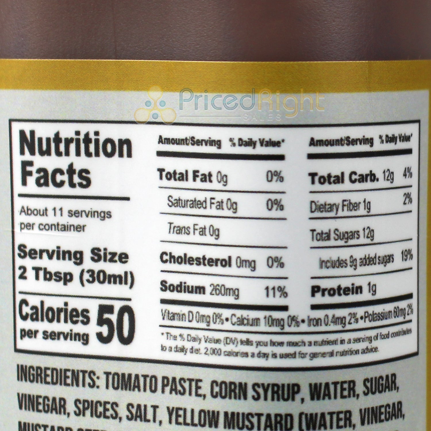 Croix Valley Foods Foundry Series Sweet Carolina Gold BBQ Sauce 14 Oz Vegan