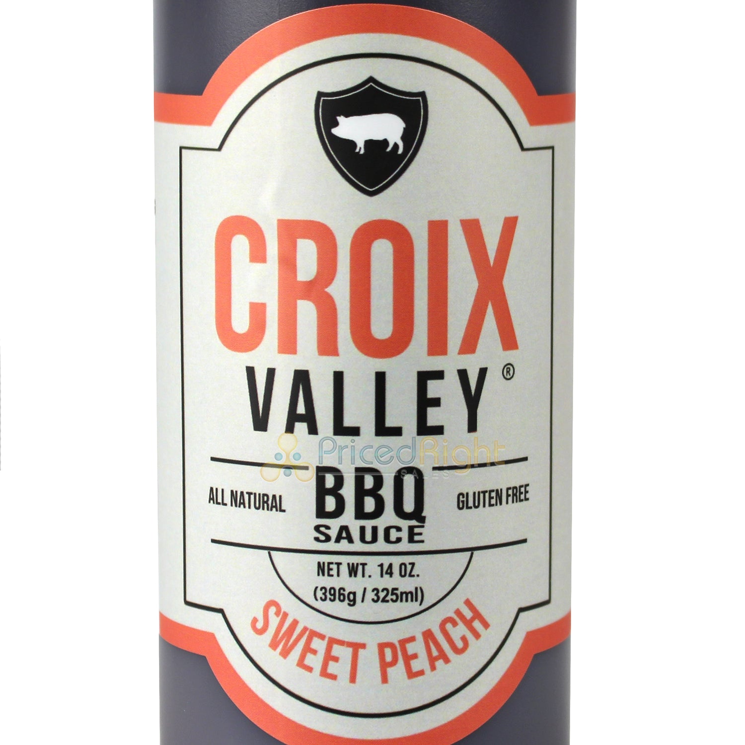Croix Valley Foods Foundry Series Sweet Peach BBQ Sauce 14 Oz Gluten Free