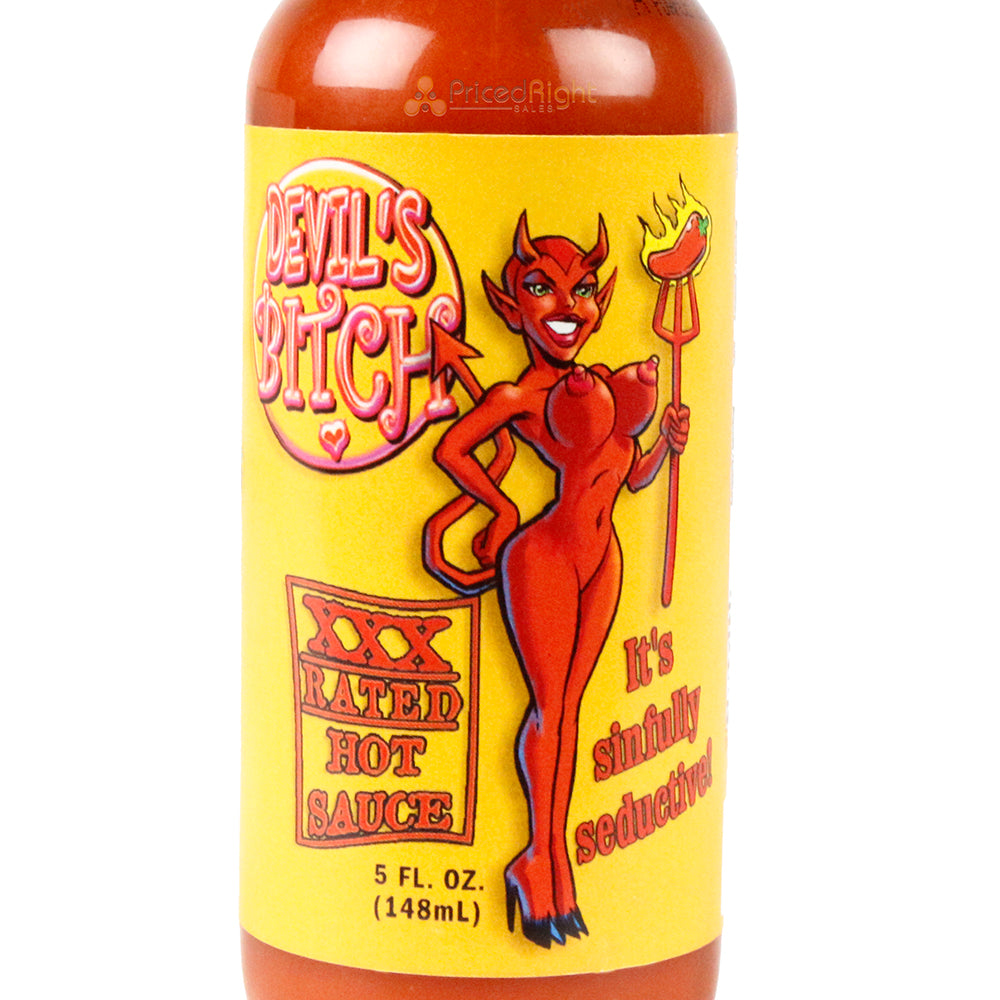 Devil's Bitch XXX Rated Hot Sauce 5 Oz Habanero Ghost Pepper