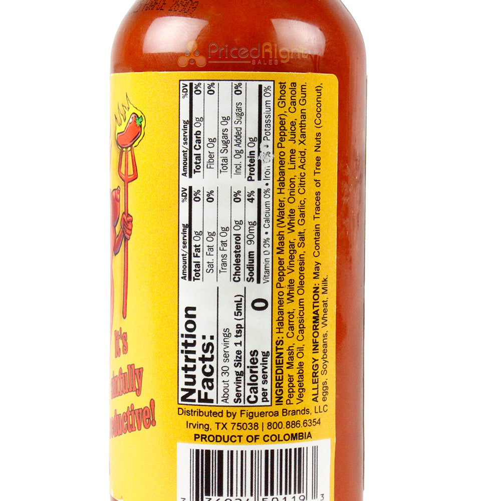 Devil's Bitch XXX Rated Hot Sauce 5 Oz Habanero Ghost Pepper