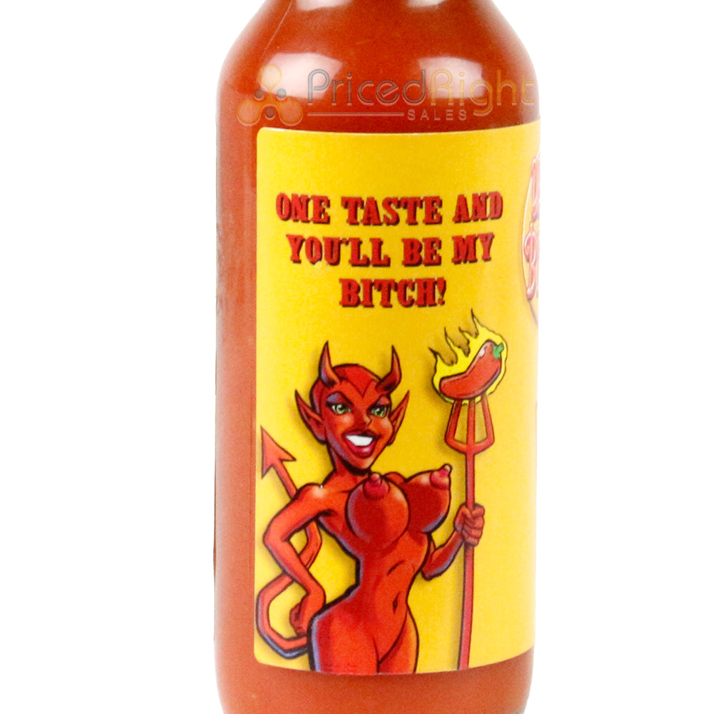 Devil's Bitch XXX Rated Hot Sauce 5 Oz Habanero Ghost Pepper