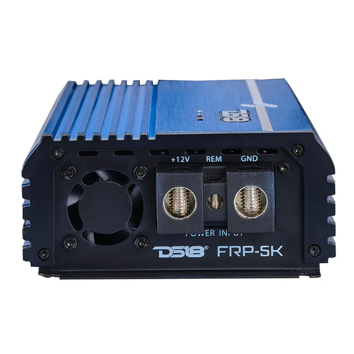 DS18 FRP Compact Full Range Class D Monoblock Audio Amplifier 5000W 1 Ohm Blue