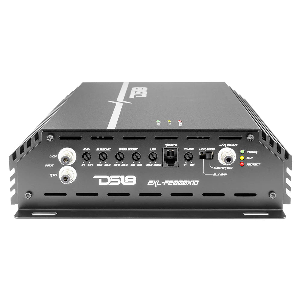 DS18 EXL 1 Channel Class D Amplifier 2000W 1 OHM EXL-P2000X1D