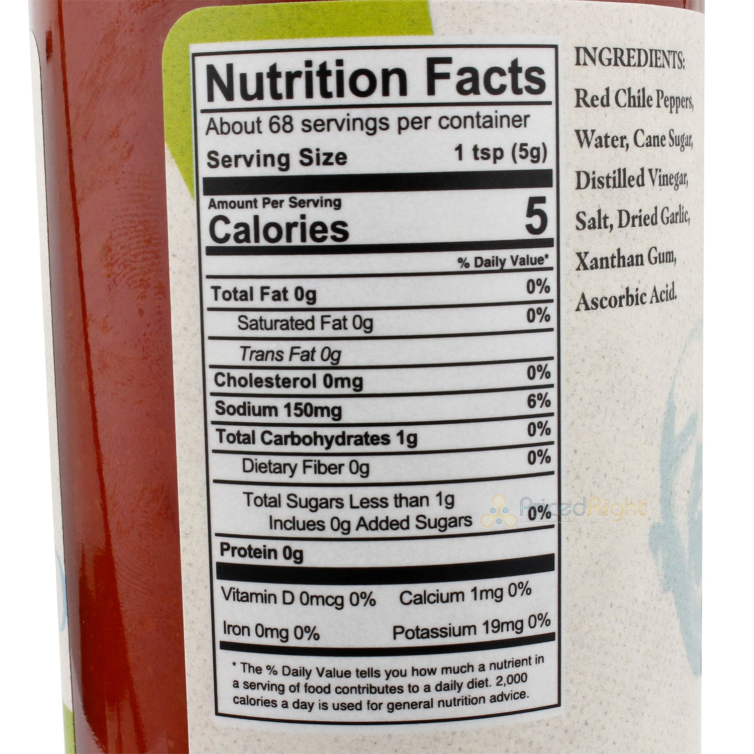 Pain is Good Sriracha Hot Sauce Hot & Tangy All Natural All Purpose 12 Ounce