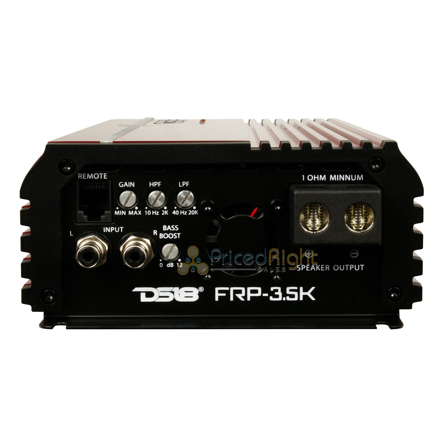 DS18 FRP Compact Full Range Class D 1 Channel Amplifier 3500W Red  FRP-3.5K/RD