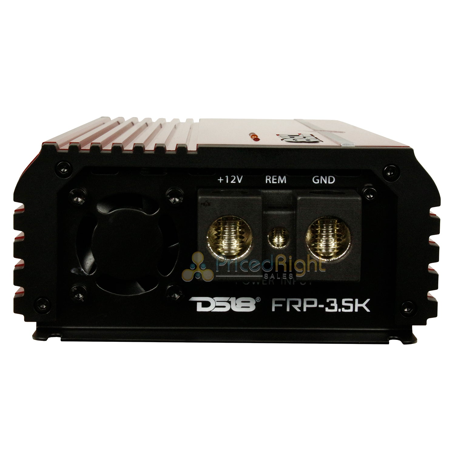 DS18 FRP Compact Full Range Class D 1 Channel Amplifier 3500W Red  FRP-3.5K/RD