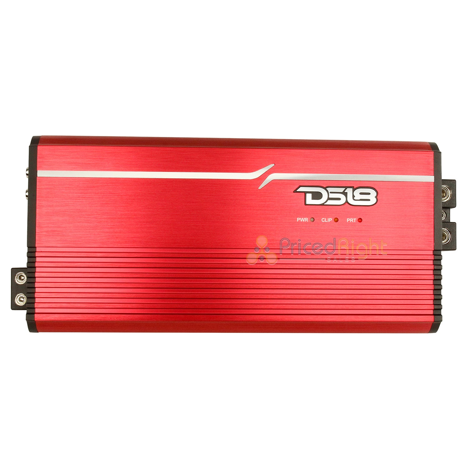 DS18 FRP Compact Full Range Class D Monoblock Audio Amplifier 5000W 1 Ohm Red