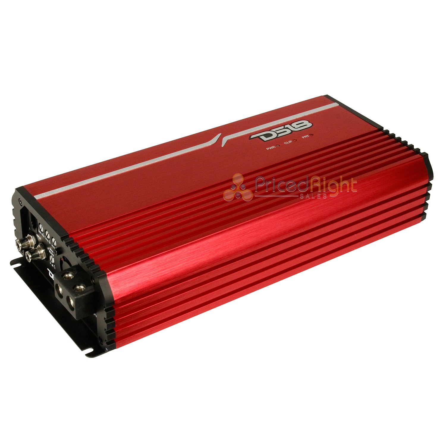 DS18 FRP Compact Full Range Class D Monoblock Audio Amplifier 5000W 1 Ohm Red