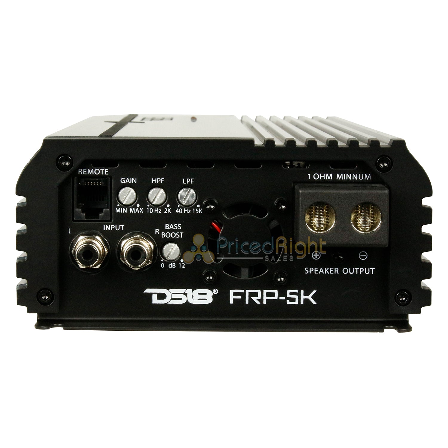 DS18 FRP Compact Full Range Class D Monoblock Amplifier 5000W 1 Ohm Titanium