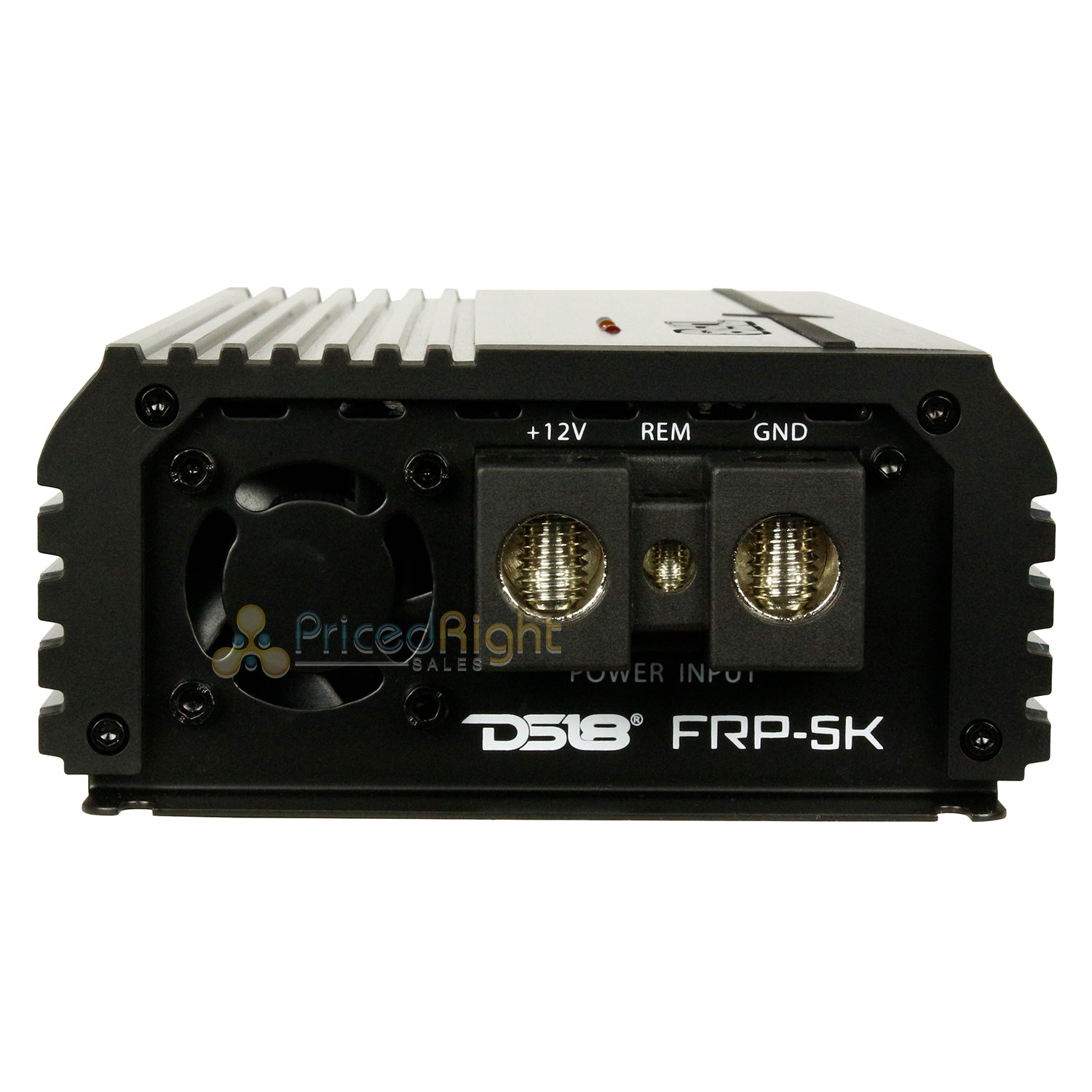 DS18 FRP Compact Full Range Class D Monoblock Amplifier 5000W 1 Ohm Titanium