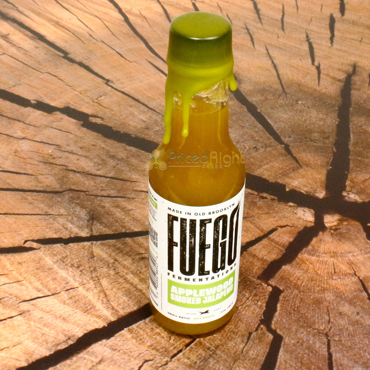 Fuego Fermentations Applewood Smoked Jalapeno Hot Sauce Tangy & Smoky Mild 5 Oz