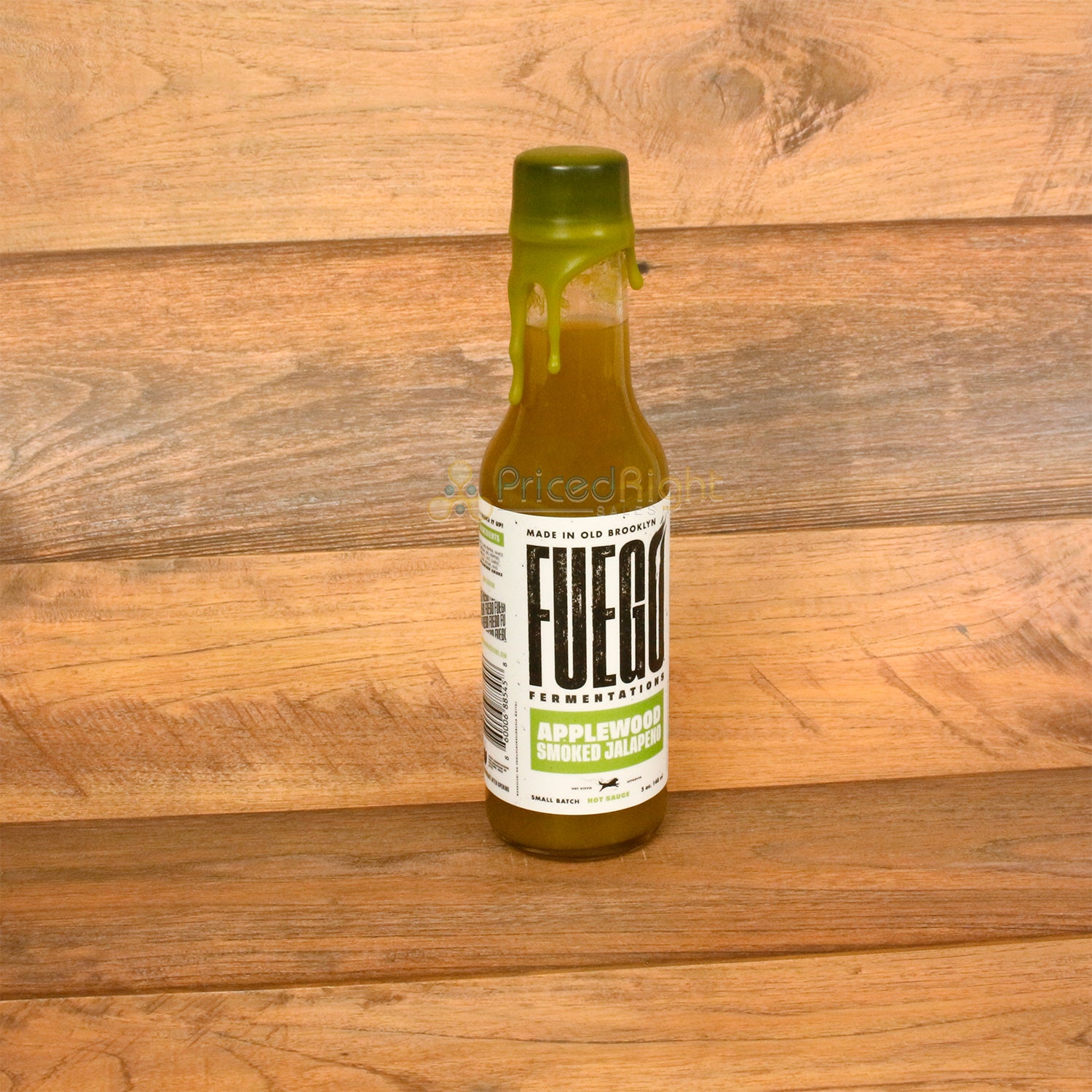 Fuego Fermentations Applewood Smoked Jalapeno Hot Sauce Tangy & Smoky Mild 5 Oz