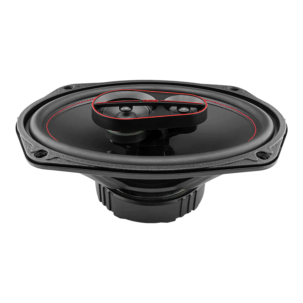 DS18 G6.9Xi 3-Way Coaxial Speakers 60 Watts RMS 4-Ohm 6 x 9 Inch W/ Grills Pair