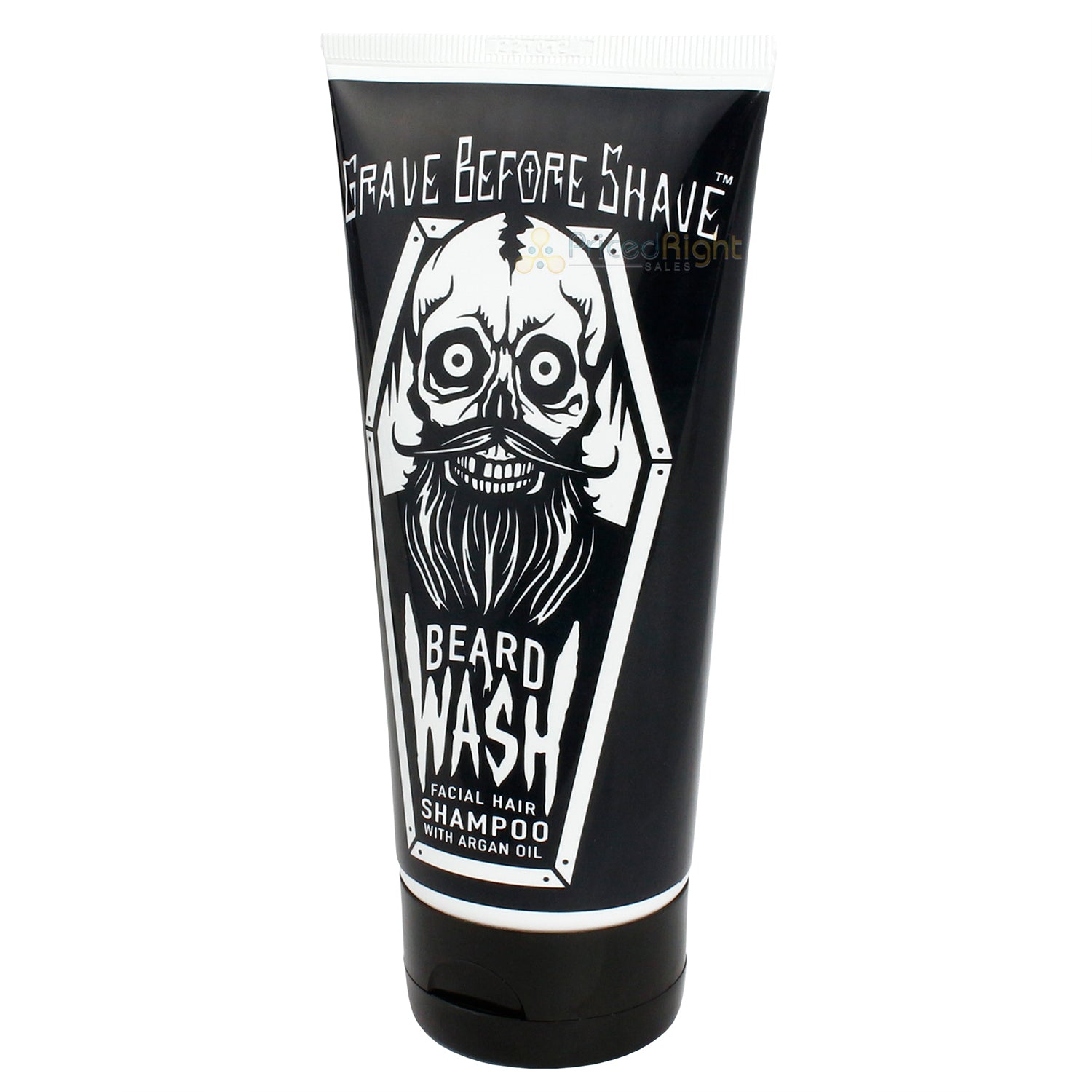 Grave Before Shave Beard Wash Facial Hair Shampoo Argan Oil Barbershop Scent 6oz