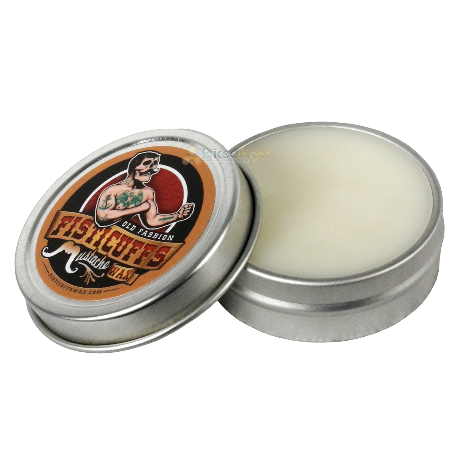 Grave Before Shave Fisticuffs Old Fashion Mustache Wax Strong Hold Citrus 1 Oz